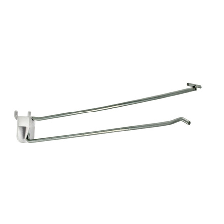 AZAR DISPLAYS 10" Metal Wire Flip Scan Plastic Quick Back Hook: 0.212" Dia., PK50 701240